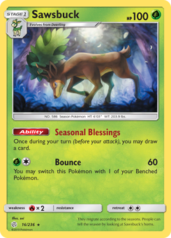 Sawsbuck — Cosmic Eclipse 16/236