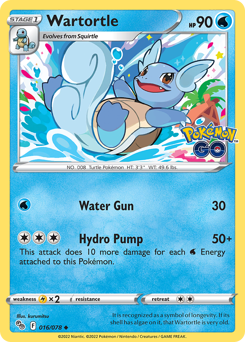 Wartortle — Pokémon GO 16/78