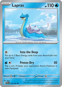 Lapras — Paldean Fates 16/91