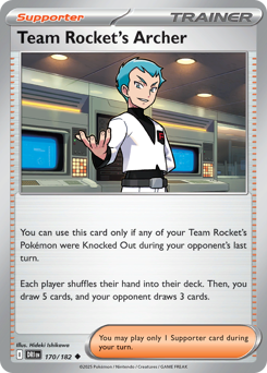 Team Rocket's Archer — Destined Rivals 170/182