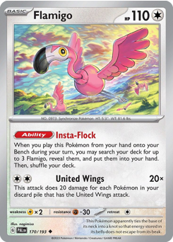 Flamigo — Paldea Evolved 170/193