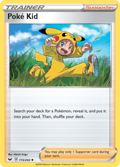 Poké Kid — Sword & Shield 173/202
