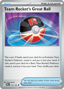 Team Rocket's Great Ball — Destined Rivals 175/182