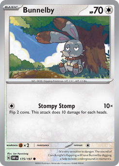 Bunnelby — Obsidian Flames 175/197