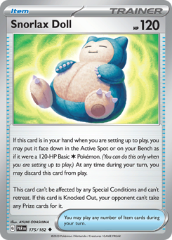 Snorlax Doll — Paradox Rift 175/182