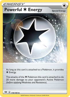 Powerful Colorless Energy — Darkness Ablaze 176/189