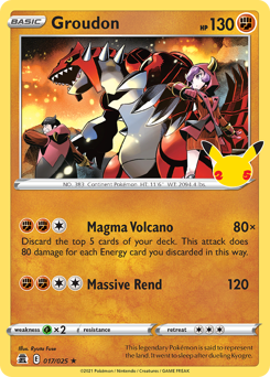 Groudon — Celebrations 17/25