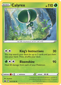 Calyrex — Crown Zenith 17/159