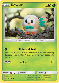 Rowlet — Cosmic Eclipse 17/236
