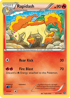 Rapidash — Steam Siege 17/114