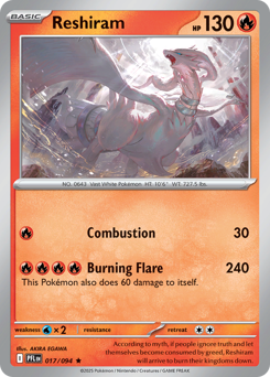 Reshiram — Phantasmal Flames 17/94
