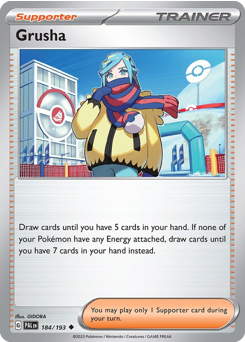 Grusha — Paldea Evolved 184/193