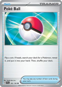 Poké Ball — Scarlet & Violet 185/198