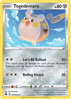 Togedemaru — Fusion Strike 187/264