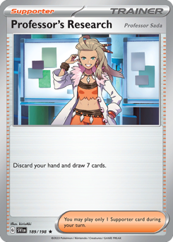 Professor's Research (Professor Sada) — Scarlet & Violet 189/198