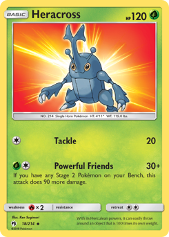 Heracross — Lost Thunder 18/214