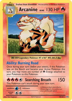 Arcanine — Evolutions 18/108