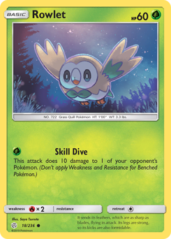 Rowlet — Cosmic Eclipse 18/236