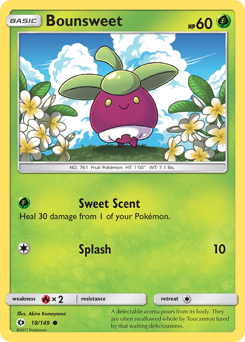 Bounsweet — Sun & Moon 18/149