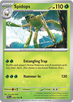Spidops — Paldea Evolved 18/193