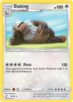 Slaking — Detective Pikachu 18/18