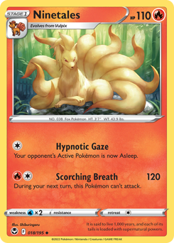 Ninetales — Silver Tempest 18/195