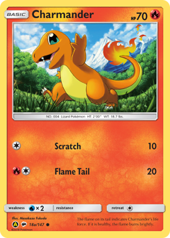 Charmander — Burning Shadows 18a/147