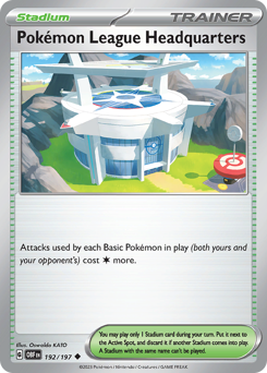 Pokémon League Headquarters — Obsidian Flames 192/197