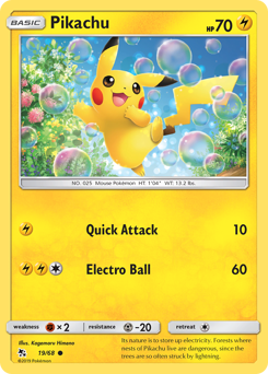 Pikachu — Hidden Fates 19/68