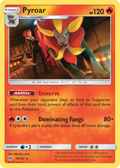 Pyroar — Forbidden Light 19/131