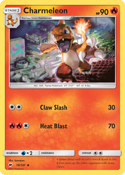 Charmeleon — Burning Shadows 19/147