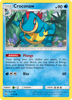 Croconaw — Shining Legends 19/73