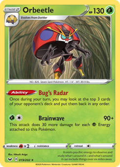 Orbeetle — Sword & Shield 19/202