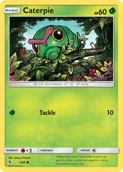 Caterpie — Hidden Fates 1/68