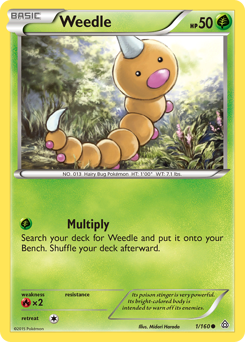 Weedle — Primal Clash 1/160