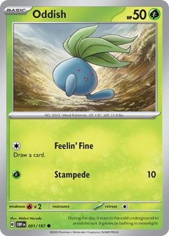 Oddish — Obsidian Flames 1/197