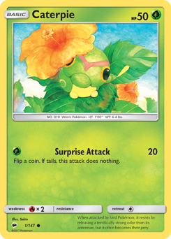 Caterpie — Burning Shadows 1/147