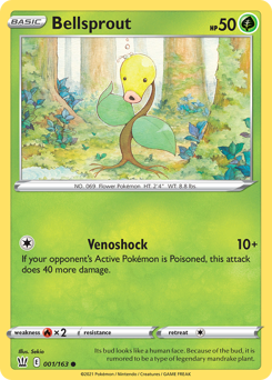 Bellsprout — Battle Styles 1/163