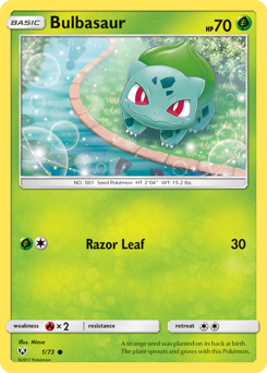 Bulbasaur — Shining Legends 1/73