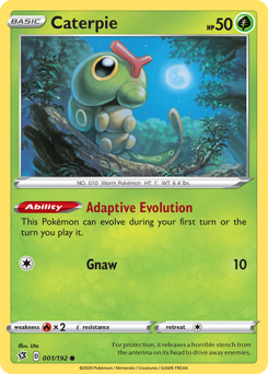 Caterpie — Rebel Clash 1/192
