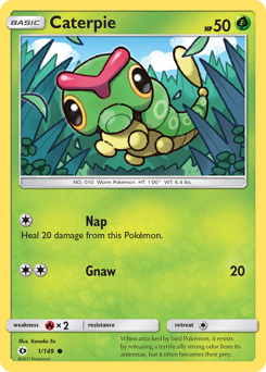 Caterpie — Sun & Moon 1/149