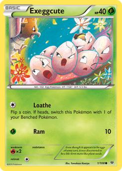 Exeggcute — Roaring Skies 1/108