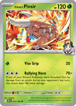 Ethan's Pinsir — Destined Rivals 1/182
