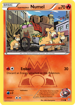 Team Magma's Numel — Double Crisis 1/34