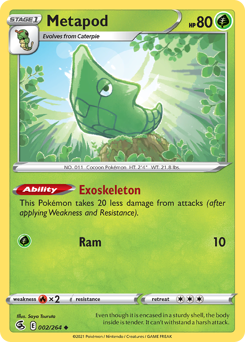 Metapod — Fusion Strike 2/264
