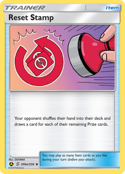Reset Stamp — Unified Minds 206a/236