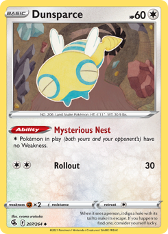 Dunsparce — Fusion Strike 207/264
