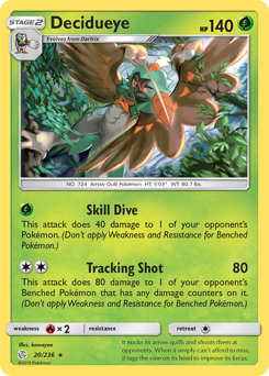 Decidueye — Cosmic Eclipse 20/236
