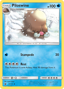 Piloswine — Crimson Invasion 20/111