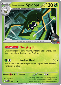 Team Rocket's Spidops — Destined Rivals 20/182